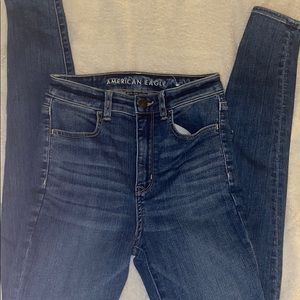 Dark Wash High Rise Jeggings